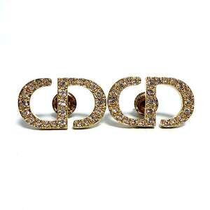 DIOR Rhinestone Earrings